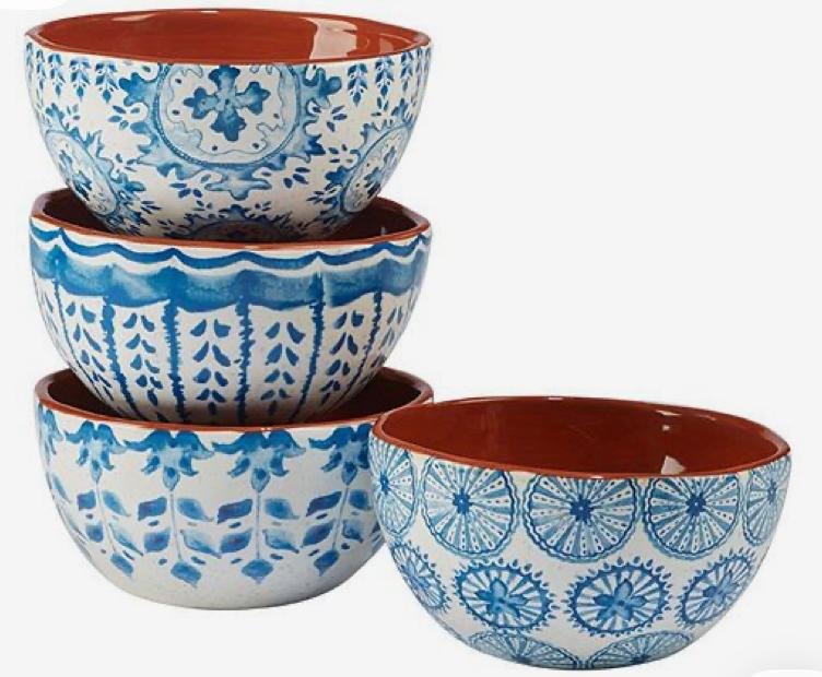 Certified International Porto Set4 Ice Cream Bowl 